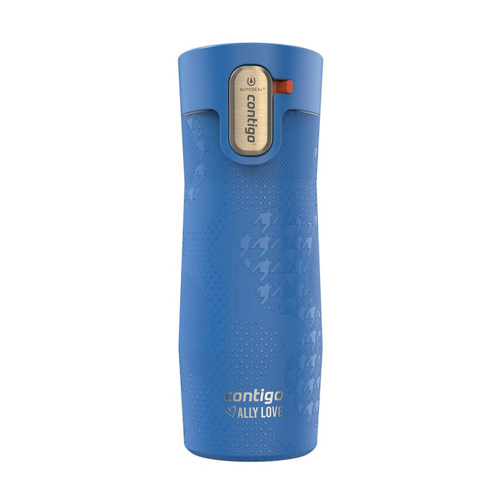 Contigo® x Ally Love West Loop 3.0 Stainless Steel Travel Mug with AUTOSEAL® Easy-Clean Lid, 16oz - Stellar Jay [N62D9] [0F7MH]